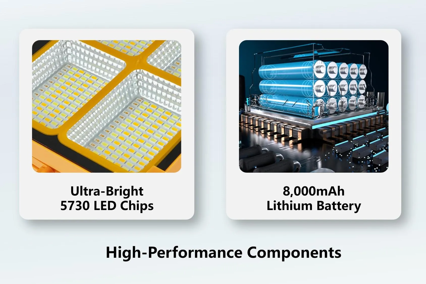 Components of Solar Flood Light for Camping Components of Solar Flood Light for Camping
